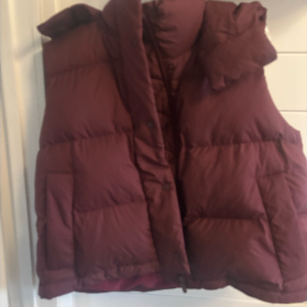 Lululemon Athletica Burgundy Puffer Vest